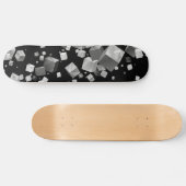 Farbige Kuben 4 Skateboard (Horizontal)