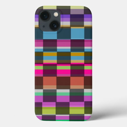 Farbige Kuben Case-Mate iPhone Hülle (Rückseite)