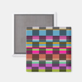 Farbige Kuben Magnet (Vorderseite/Rückseite)