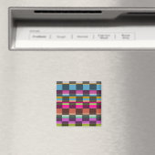 Farbige Kuben Magnet (In Situ (Geschirrspüler))