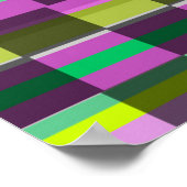 Farbige Kuben Poster (Ecke)