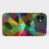 Farbige Kubismus-Kunst Case-Mate iPhone Hülle (Rückseite (Horizontal))