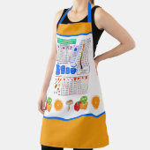 Farbige Küchenumrechnungstabelle Schürze (InSitu)