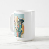 farbige Kuh Kaffeetasse (Vorderseite Links)