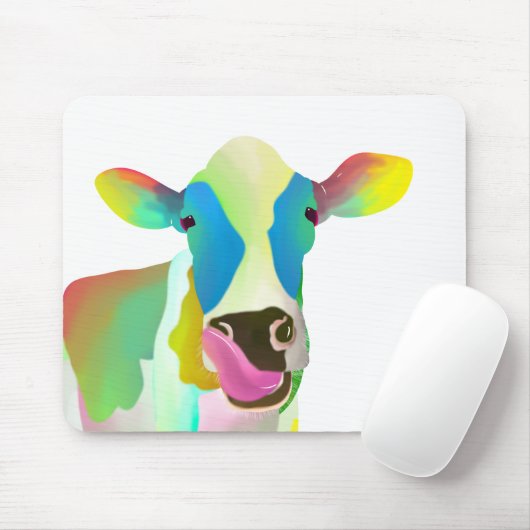 farbige Kuh Mousepad (Mit Mouse)