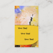 Farbige, kundenspezifische Visitenkarten # 1029 Ge Visitenkarte (Rückseite)