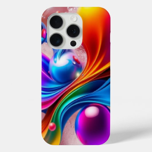 Farbige Kunst Case-Mate iPhone Hülle (Rückseite)