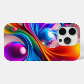 Farbige Kunst Case-Mate iPhone Hülle (Rückseite (Horizontal))