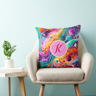 FARBIGE KUNST KISSEN