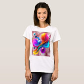 Farbige Kunst T-Shirt (Vorne ganz)