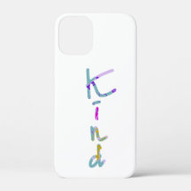 Farbige künstlerische KIND-Typografie Inspirierend