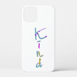 Farbige künstlerische KIND-Typografie Inspirierend Case-Mate iPhone Hülle