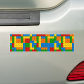 farbige Kunststoffblöcke Autoaufkleber (Auf Auto)
