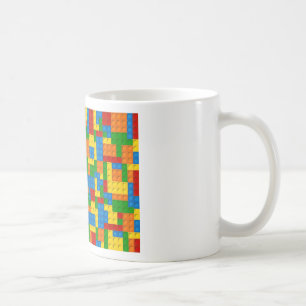 farbige Kunststoffblöcke Kaffeetasse