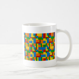 farbige Kunststoffblöcke Kaffeetasse