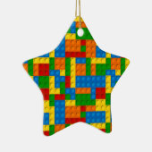 farbige Kunststoffblöcke Keramikornament (Rechts)