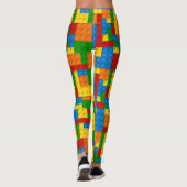 farbige Kunststoffblöcke Leggings (Rückseite)