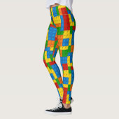 farbige Kunststoffblöcke Leggings (Links)