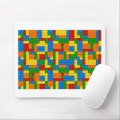 farbige Kunststoffblöcke Mousepad (Mit Mouse)