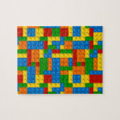 farbige Kunststoffblöcke Puzzle (Horizontal)