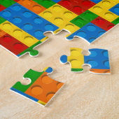 farbige Kunststoffblöcke Puzzle (Seite)