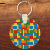 farbige Kunststoffblöcke Schlüsselanhänger (Vorderseite)