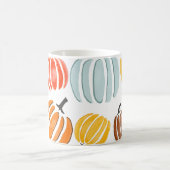 Farbige Kürbis-Abbildung, Kürbis Kaffeetasse (Mittel)