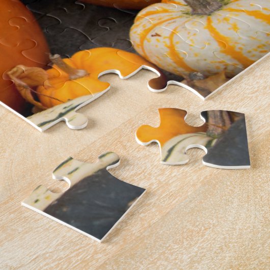 Farbige Kürbisschmuck Puzzle (Seite)