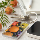 Farbige Kürbisschmuck Schlüsselanhänger (Vorderseite rechts)