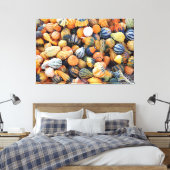Farbige Kürbisse A Leinwanddruck (Insitu (Schlafzimmer))