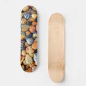 Farbige Kürbisse A Skateboard (Vorderseite)