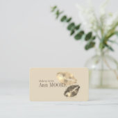 Farbige Küssen Lippen Goldspritze Visitenkarte (Stehend Vorderseite)