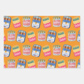 Farbige Küsten-Sardine  Geschenkpapier Set (Vorderseite 3)