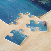 Farbige Küstenbucht am Morgen Puzzle (Seite)