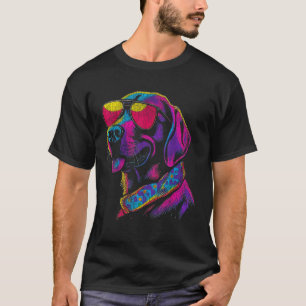 Farbige Labrador Retriever-Grafik für Hunde-Liebha T-Shirt