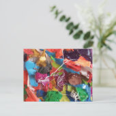Farbige Lackfelle Mini-Baugruppe Postkarte (Stehend Vorderseite)