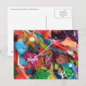 Farbige Lackfelle Mini-Baugruppe Postkarte (Vorne/Hinten)