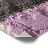 Farbige, lackierte Ziegelwand Textur Poster (Ecke)