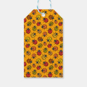 Farbige Ladybugs Geschenkanhänger (Rückseite)