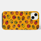 Farbige Ladybugs iPhone Hülle (Rückseite (Horizontal))