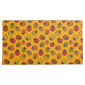 Farbige Ladybugs Kissenbezug (Vorderseite-Rechts)