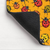 Farbige Ladybugs Mousepad (Ecke)