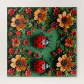 Farbige Ladybugs Puzzle (Horizontal)