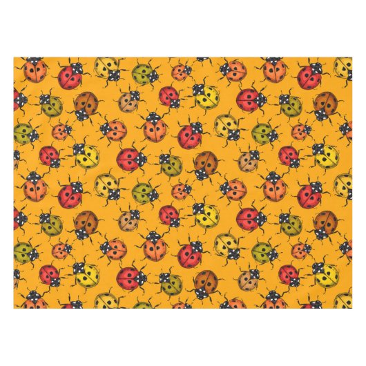 Farbige Ladybugs Tischdecke (Vorderseite (Horizontal))
