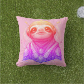 Farbige Lampen, Coole Streams 41 x 41 Kissen (Golfball-Marker)