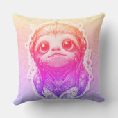 Farbige Lampen, Coole Streams 51 x 51 Kissen (Rückseite)