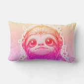 Farbige Lampen, Coole Streifen 33 x 53 Baumwolle Kissen Für Draußen (Rückseite)