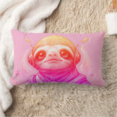 Farbige Lampen, Coole Streifen 33 x 53 Baumwolle Lendenkissen (Decke)