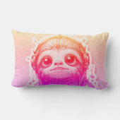 Farbige Lampen, Coole Streifen 33 x 53 Baumwolle Lendenkissen (Rückseite)