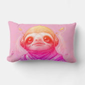 Farbige Lampen, Coole Streifen 33 x 53 Baumwolle Lendenkissen (Vorderseite)